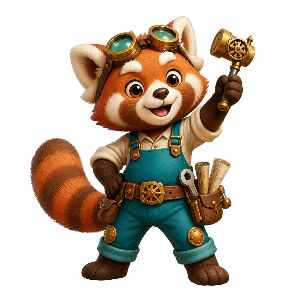 Tock, a red panda history builder